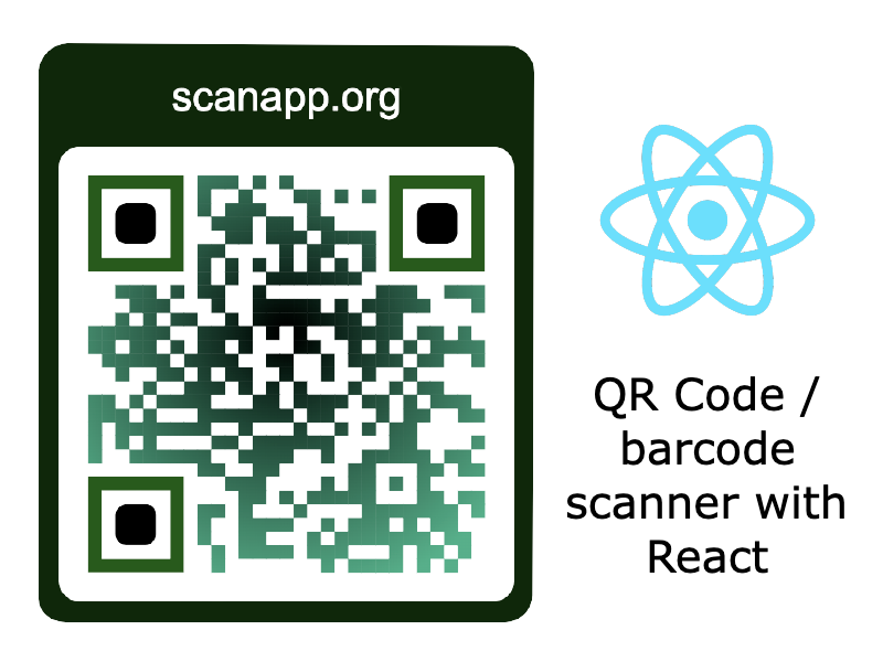 Open Source Library For QR Code And Barcode Scanning With ReactJs